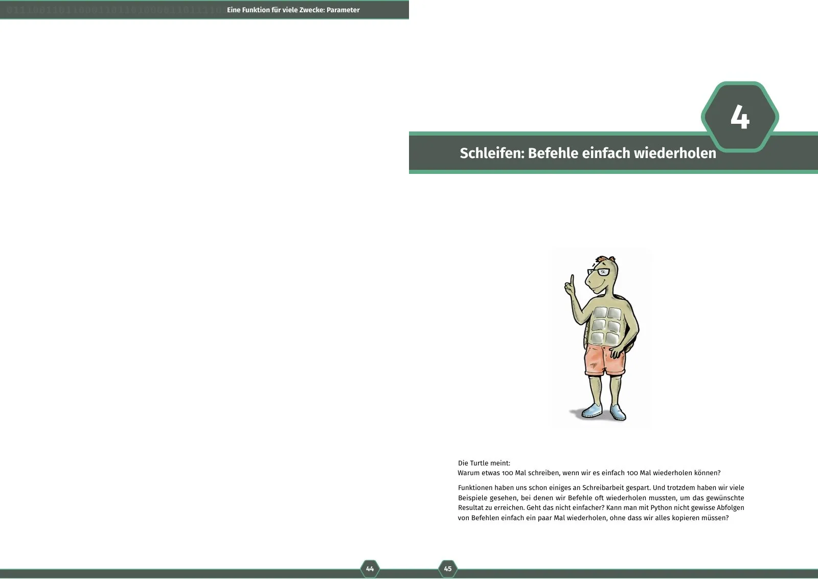Doppelseite: Kapitel 4: Schleifen